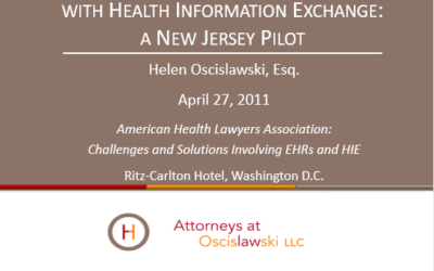 Sequestration of Sensitive Data with HIE: A New Jersey Pilot